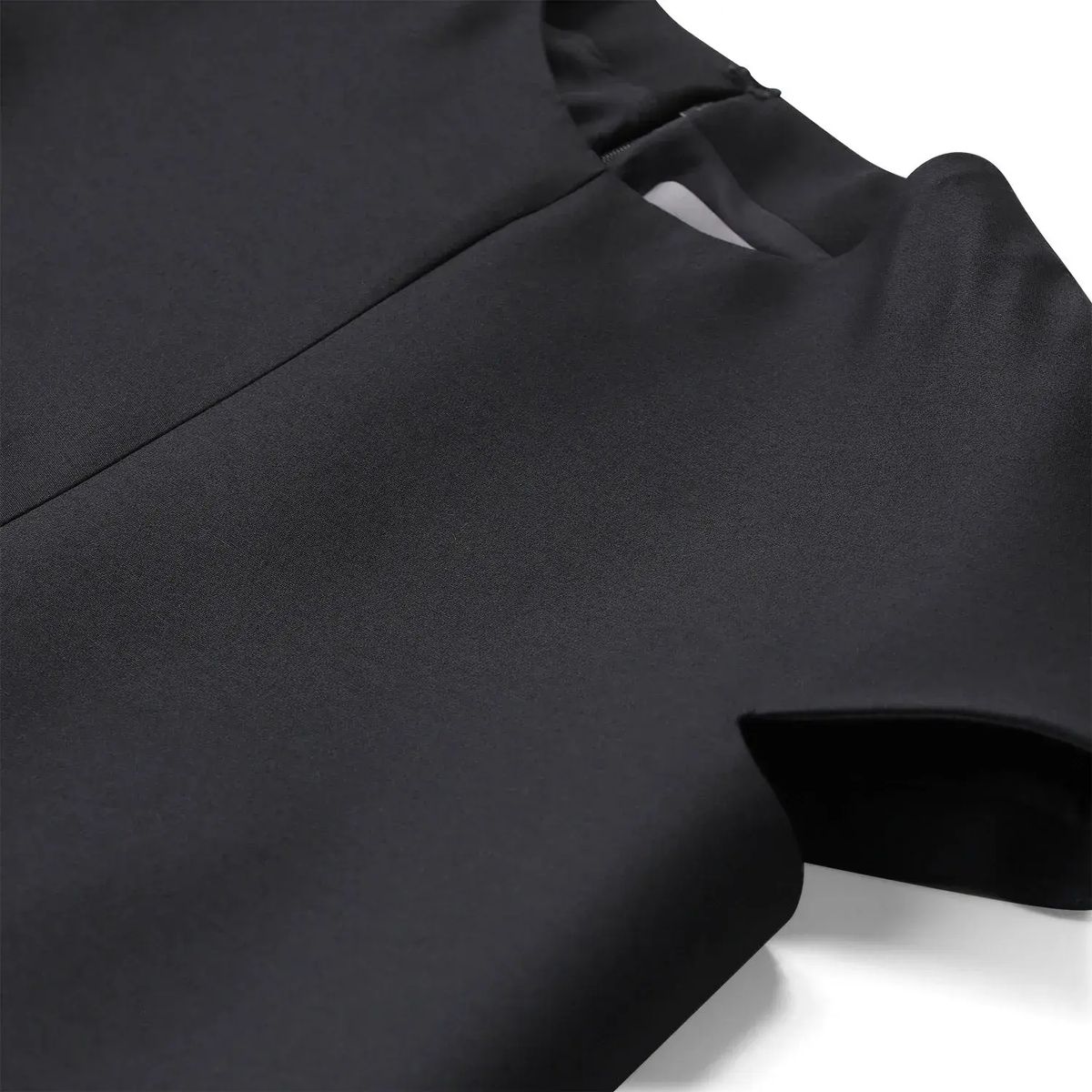 Minimalistisches Mini-Kleid aus Woll-Seide-Gemisch