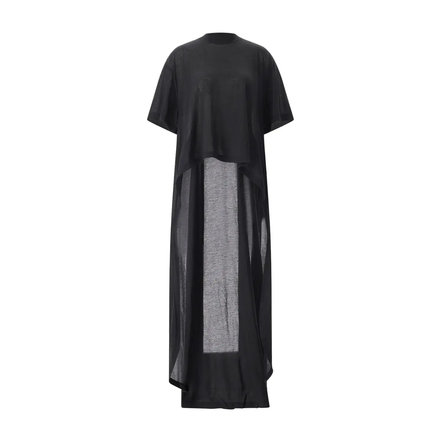 T-Shirt Maxikleid mit Drapierung