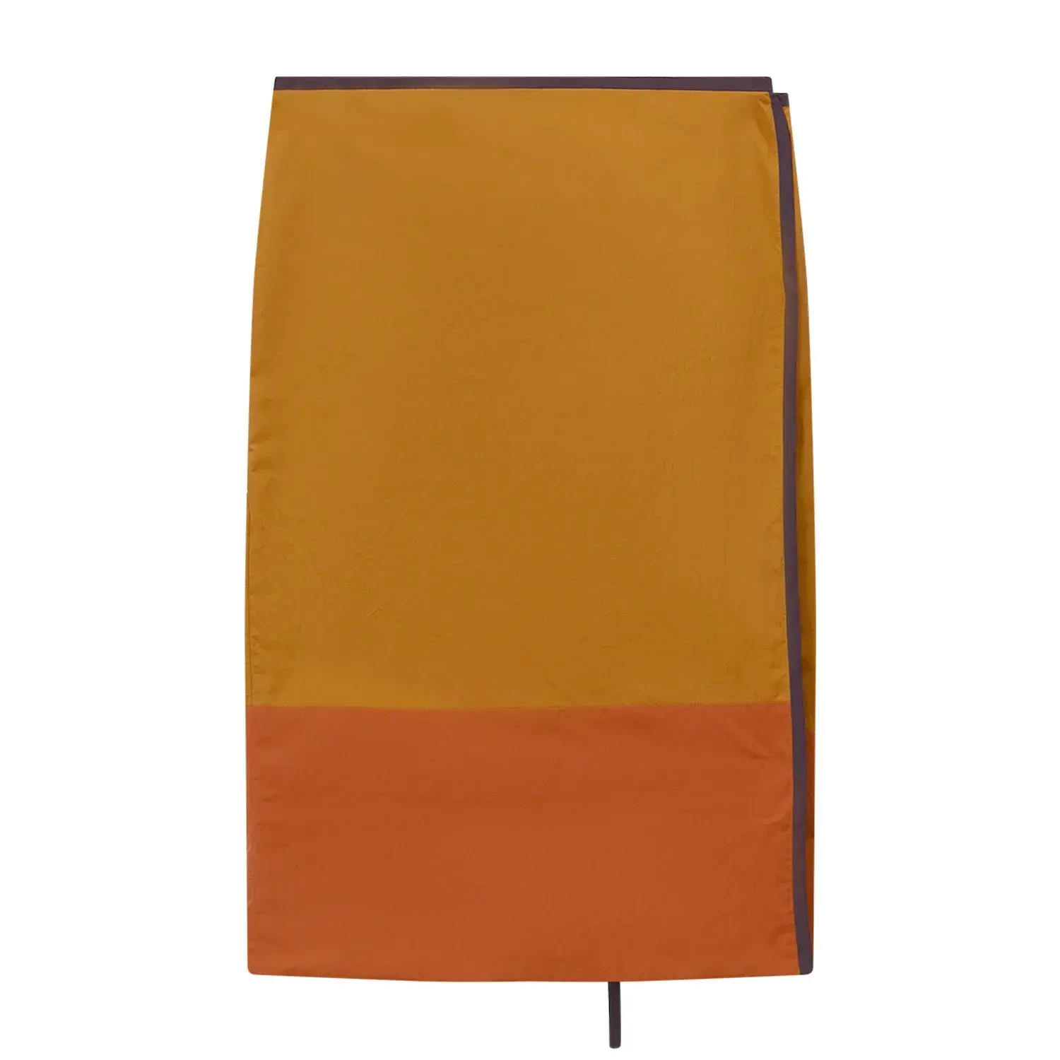 Colorblock-Midi-Wickelrock