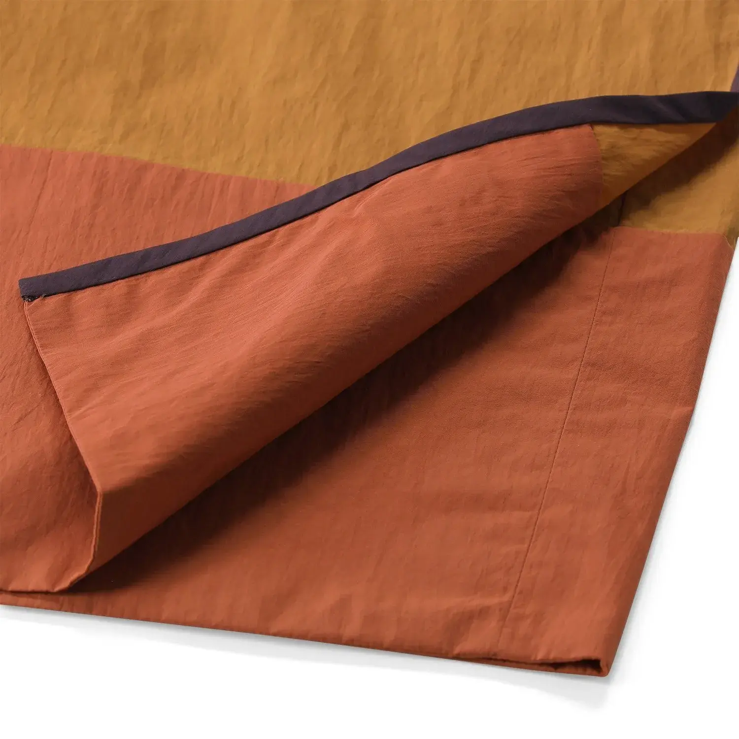 Colorblock-Midi-Wickelrock