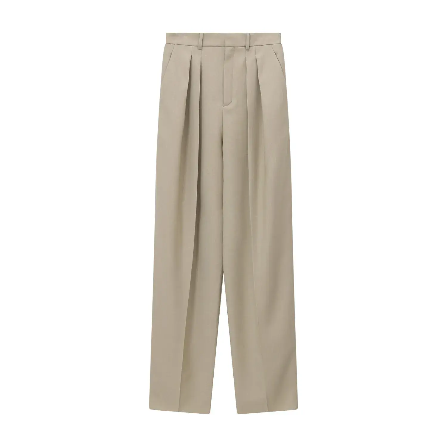 Weite Hose aus Wollseide