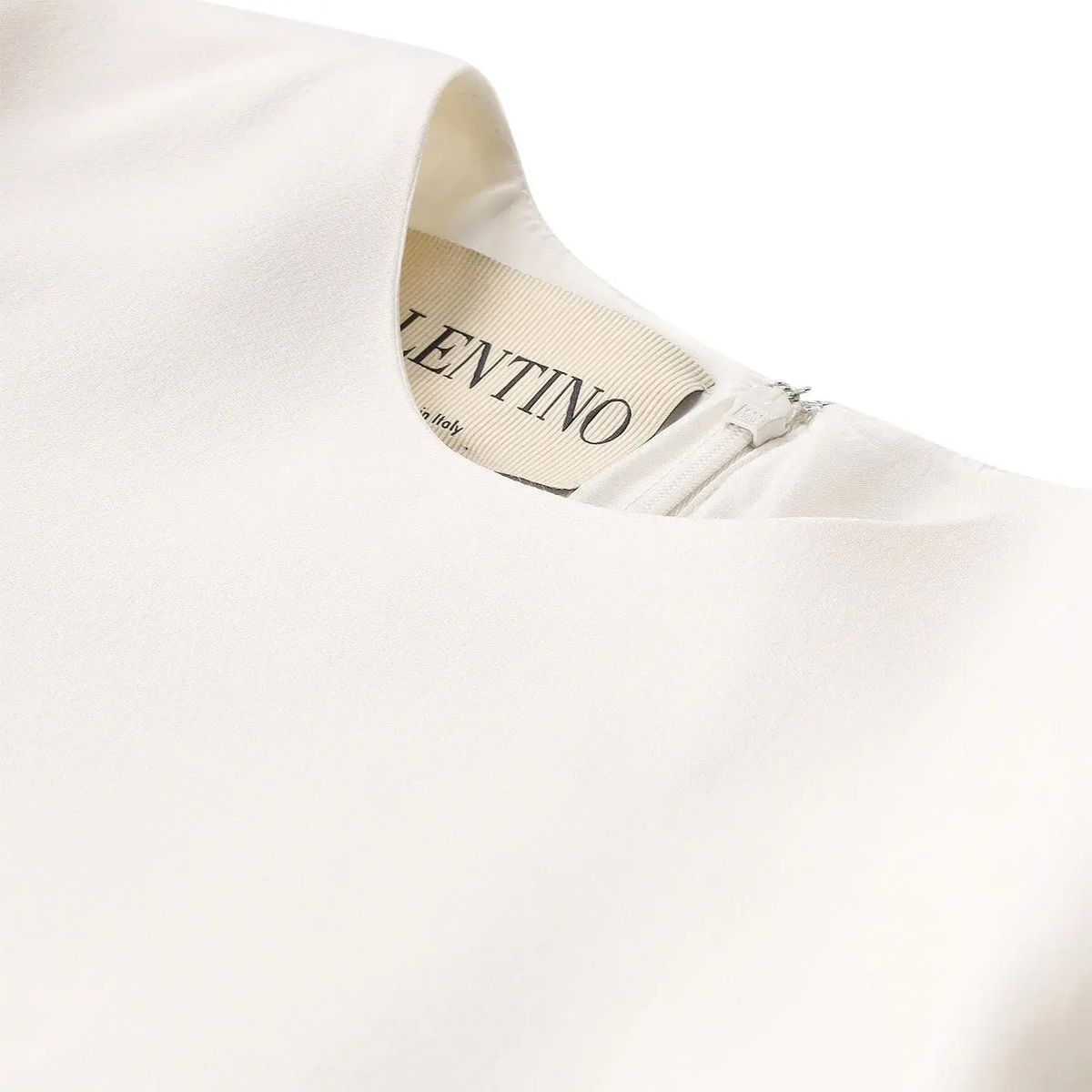 Elegantes A-Linien-Minikleid aus Wolle und Seide