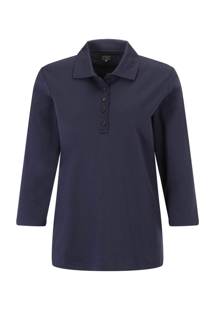 Damen Poloshirt mit 3/4 Ärmeln