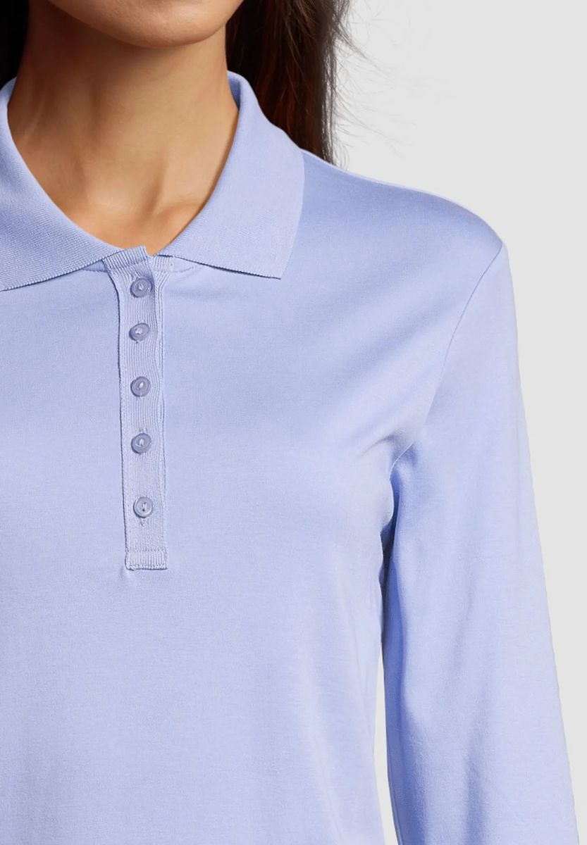 Damen Poloshirt mit 3/4 Ärmeln