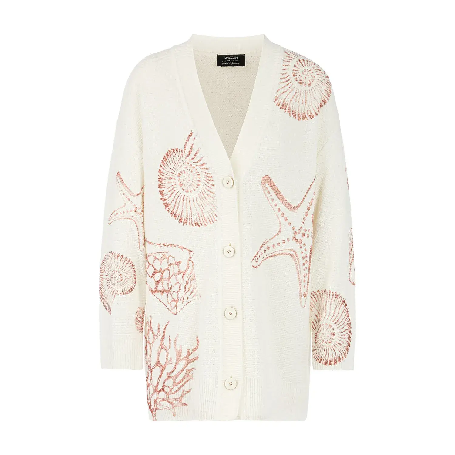 Strickjacke mit nautischem Muster