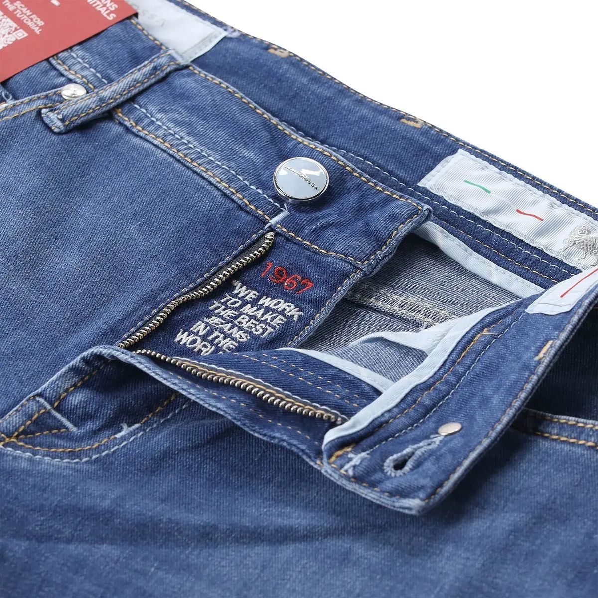 Schmale Denim Jeansshorts