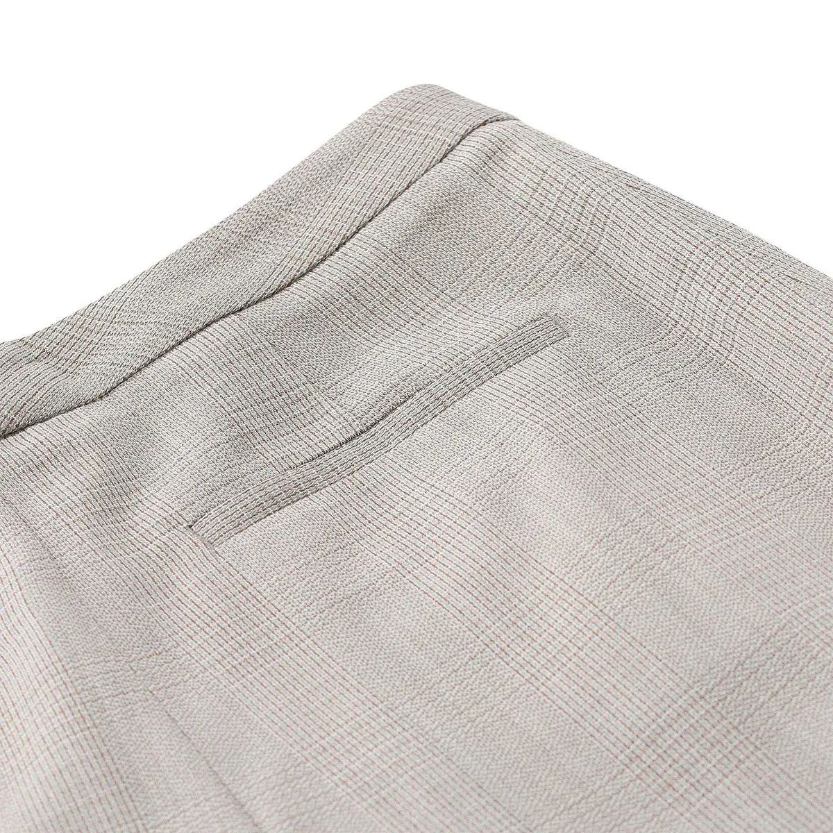 Weite Stoffhose aus Schurwollmischung