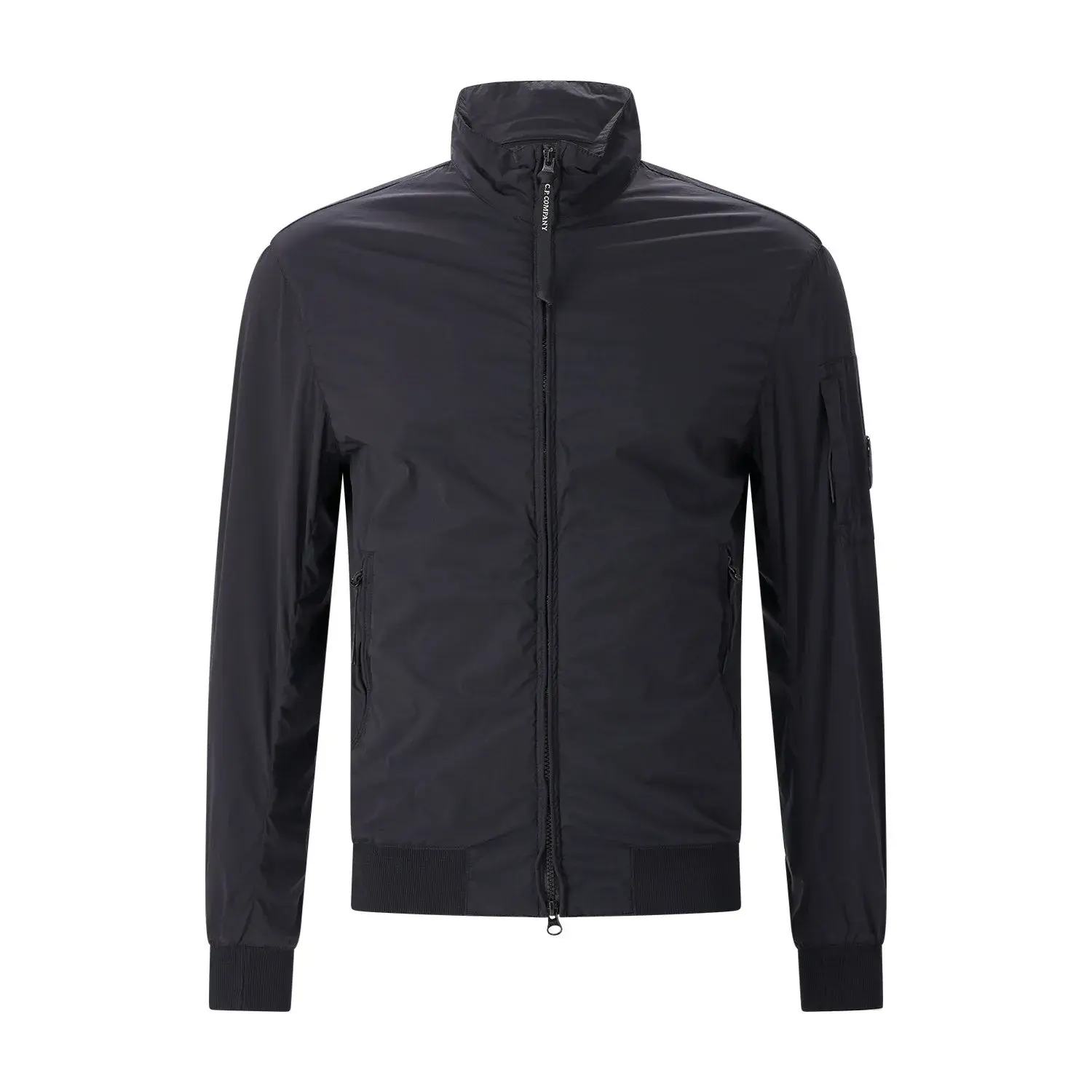 Leichte Reißverschlussjacke mit Stehkragen