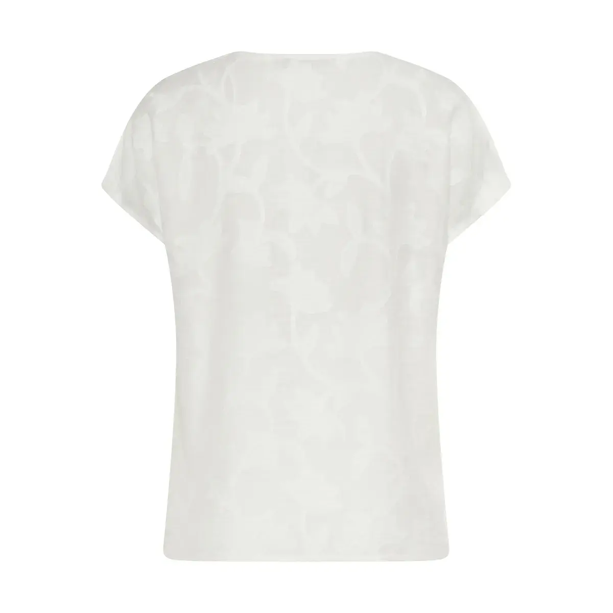 Elegante florale Fil Coupé Bluse