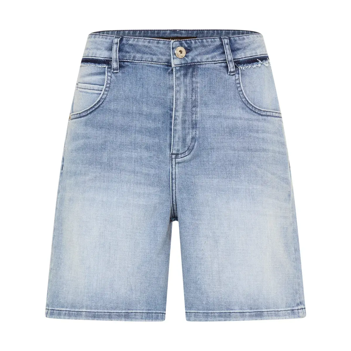 Bermuda-Shorts aus hellblauem Denim