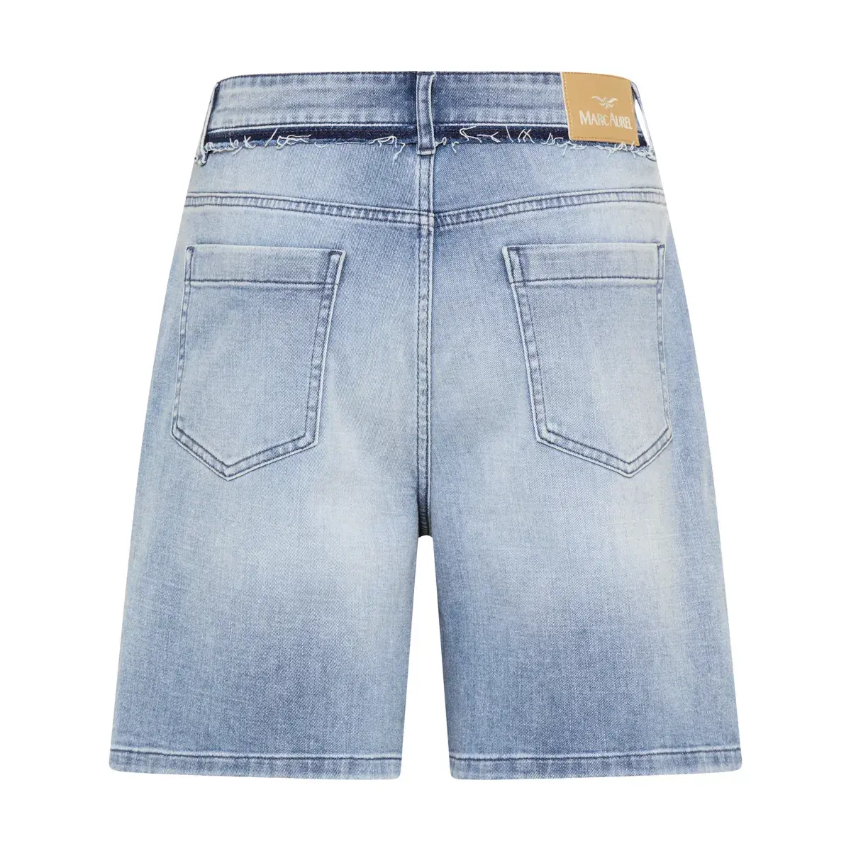 Bermuda-Shorts aus hellblauem Denim