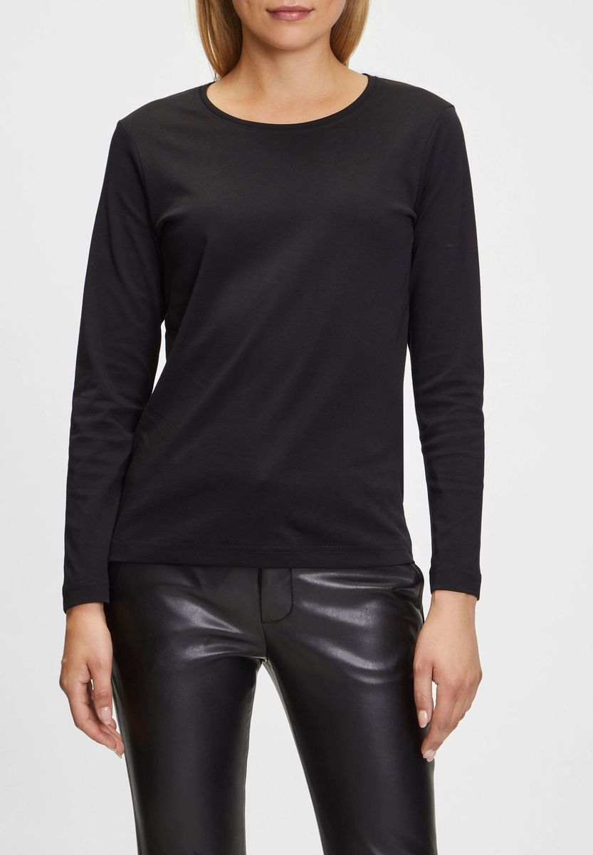 Klassisches Langarm Essential Top