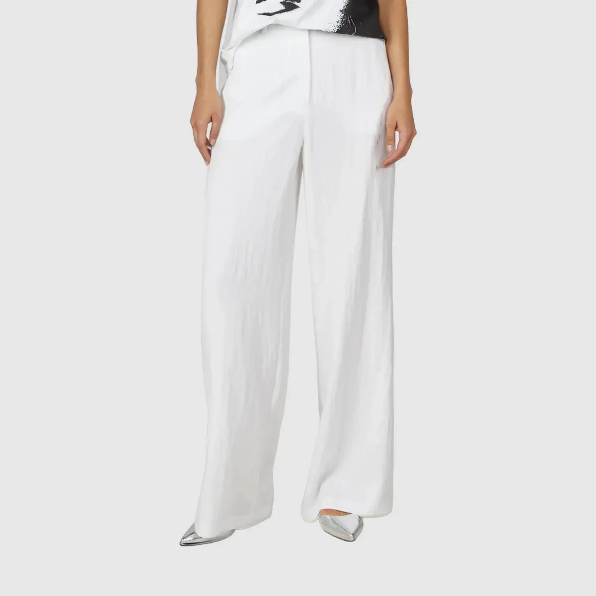 Weite Lyocell-Twill Hose