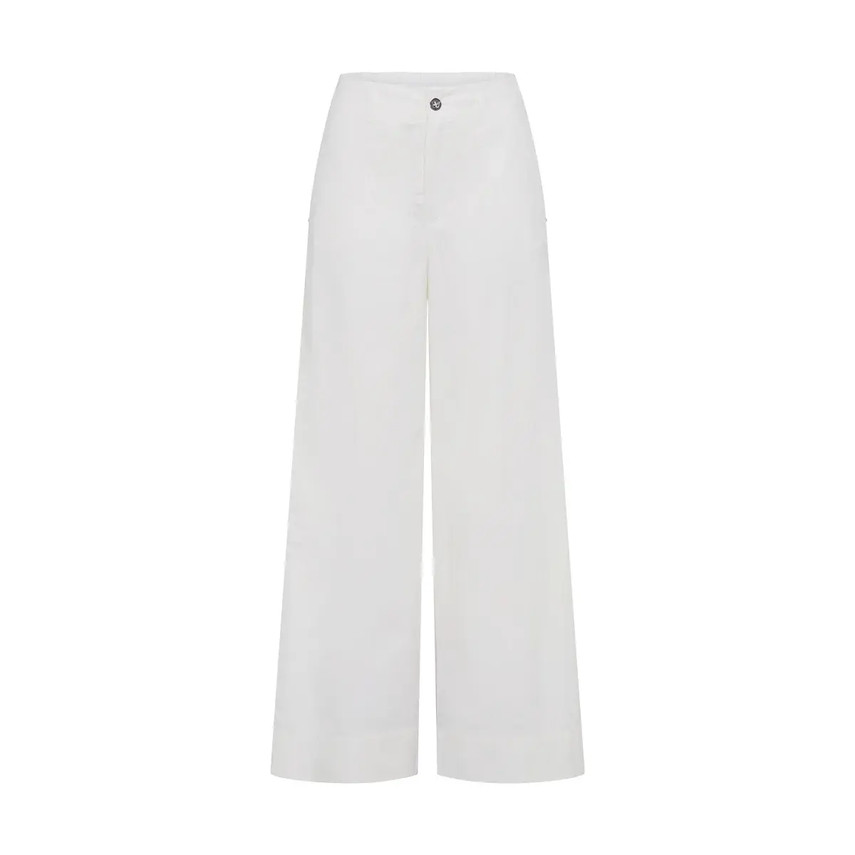 Weite Baumwoll-Twill Hose