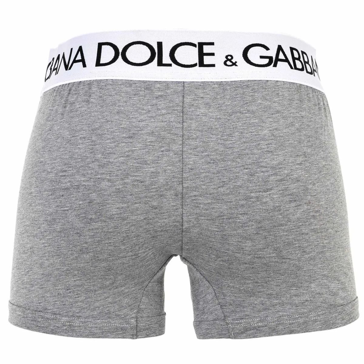 Graue Herren-Boxershorts mit Logo-Bund