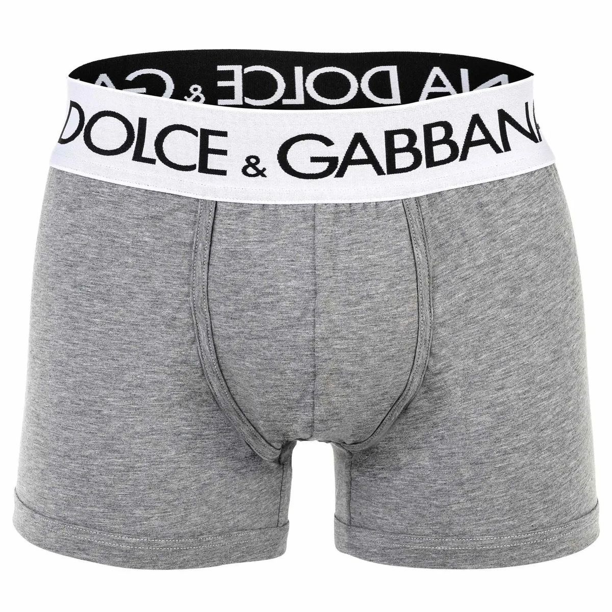 Graue Herren-Boxershorts mit Logo-Bund