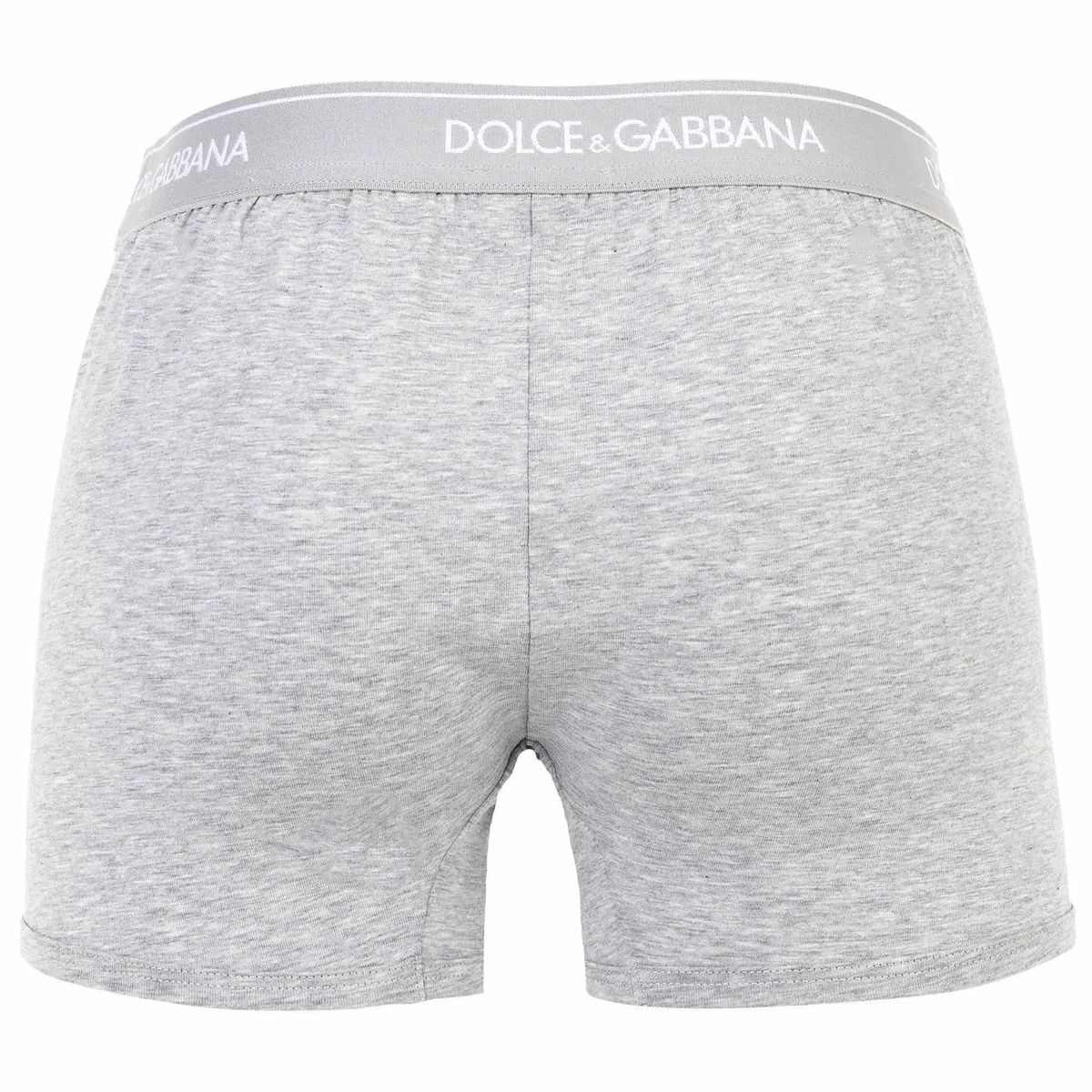 Herren Graue Stretch Baumwoll Boxer Briefs