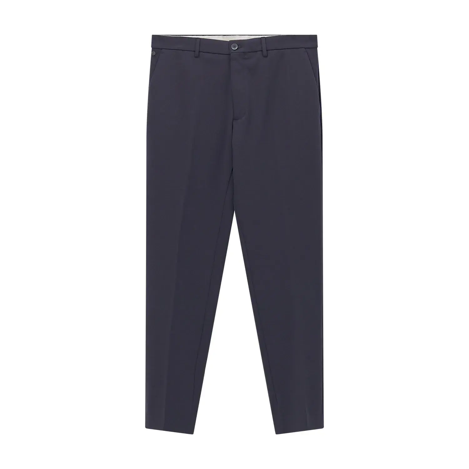 Schmal geschnittene, lässige Stoffhose