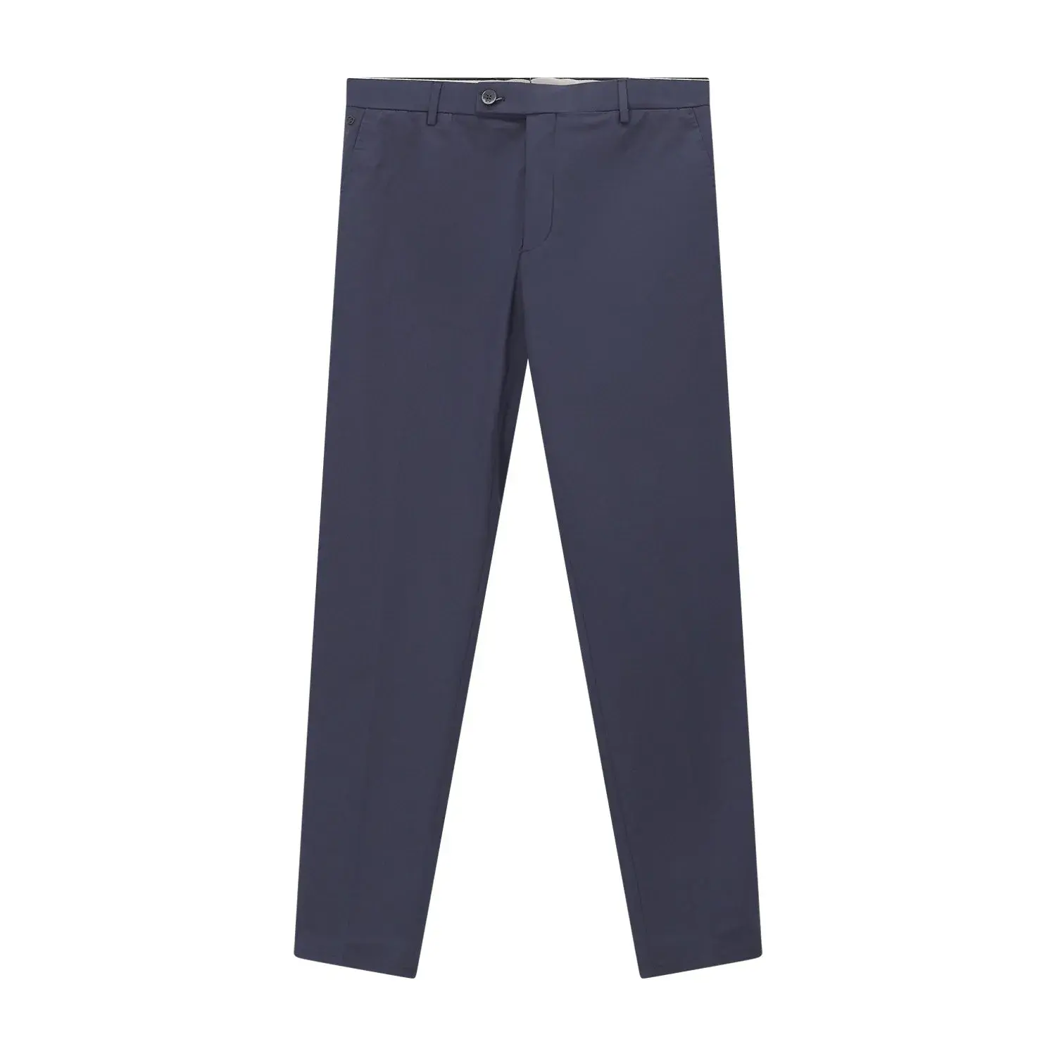 Moderne Chino-Hose mit Karotten-Schnitt