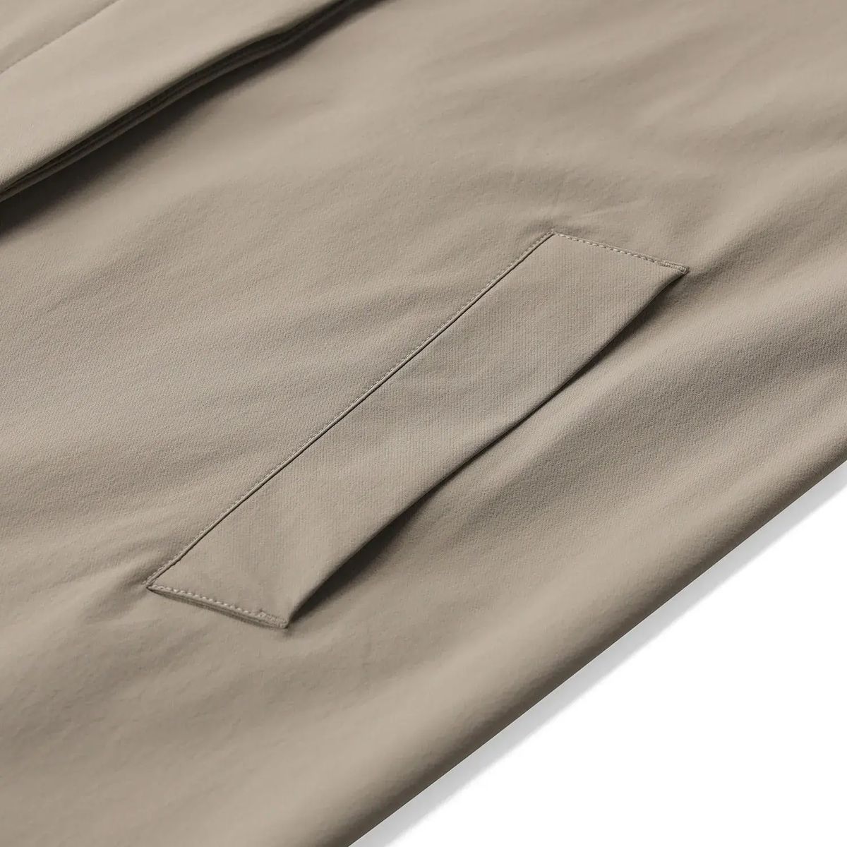 Minimalistischer, langer Trenchcoat Sheer