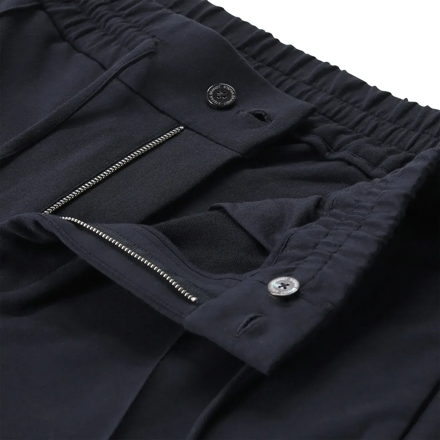 Bequeme Hose mit Kordelzug und Bügelfalte