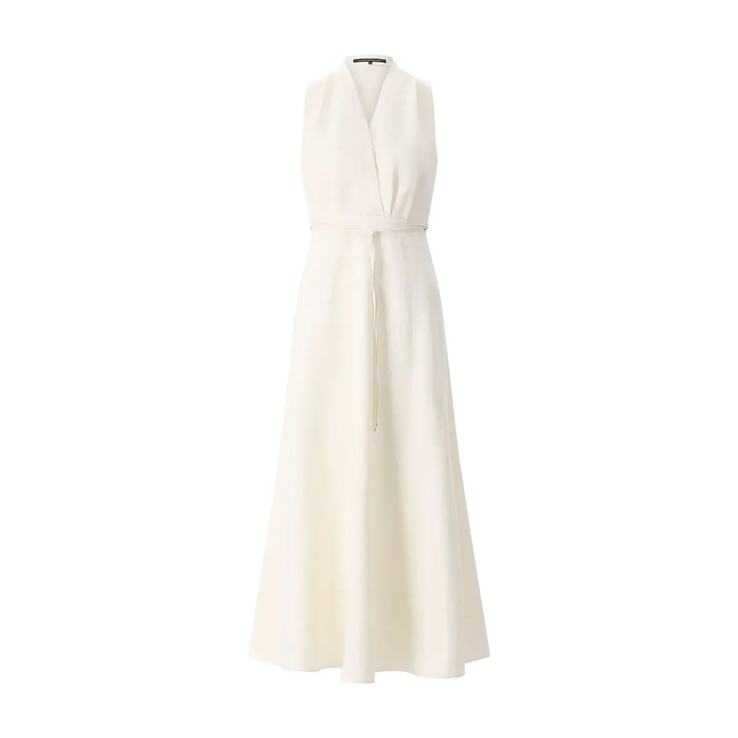 Tailiertes Midikleid aus Leinenmischung