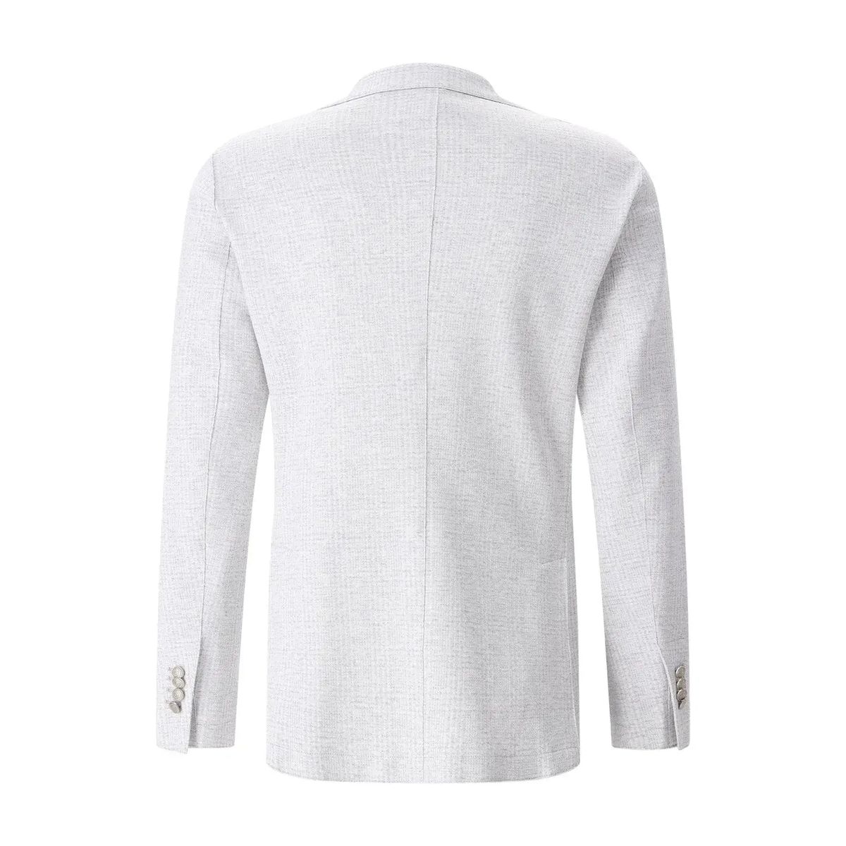 Hellgrauer gemusterter moderner Blazer