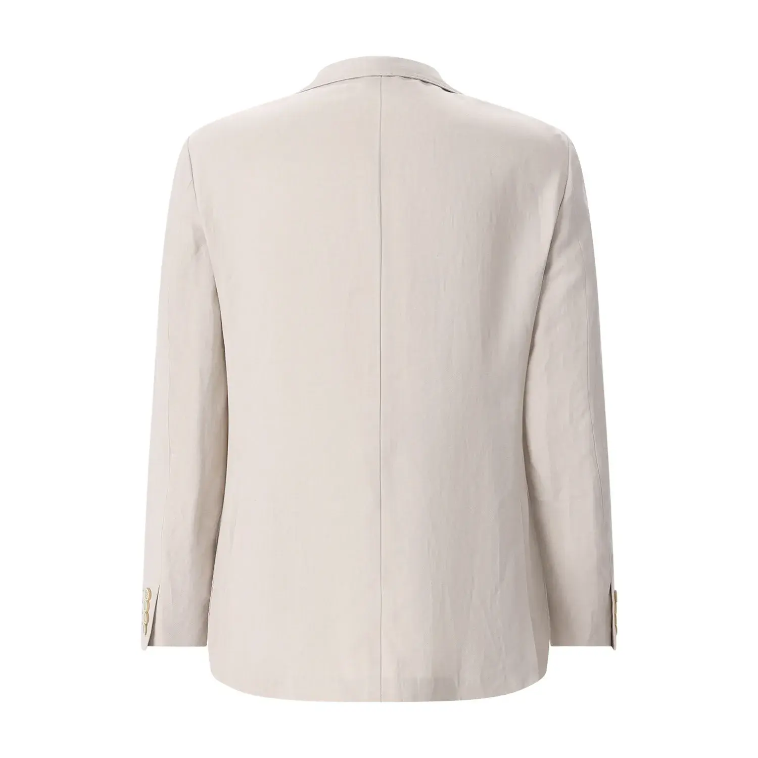 Beiger Blazer aus Leinenmischung