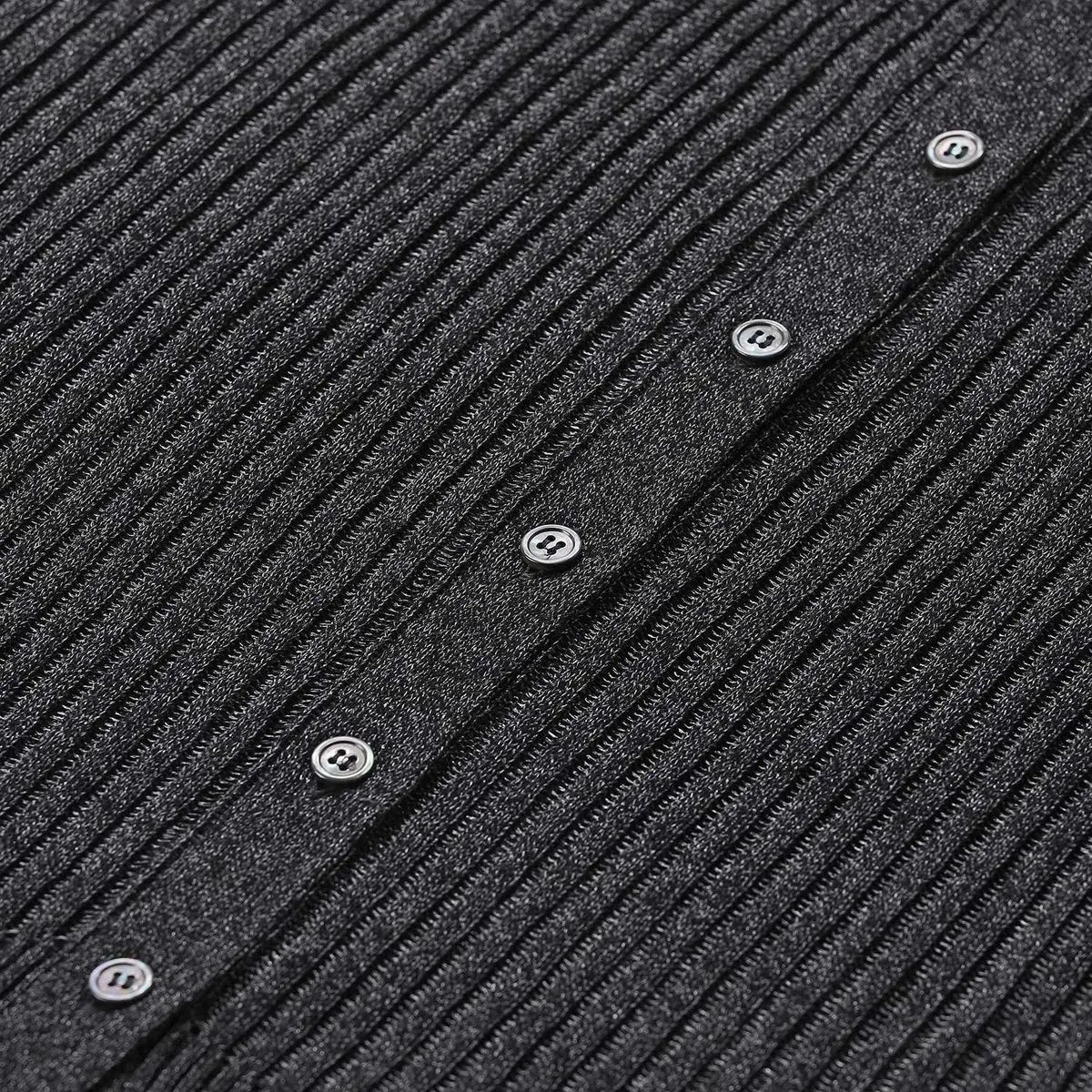 Transparente Strickjacke mit kurzen Ärmeln