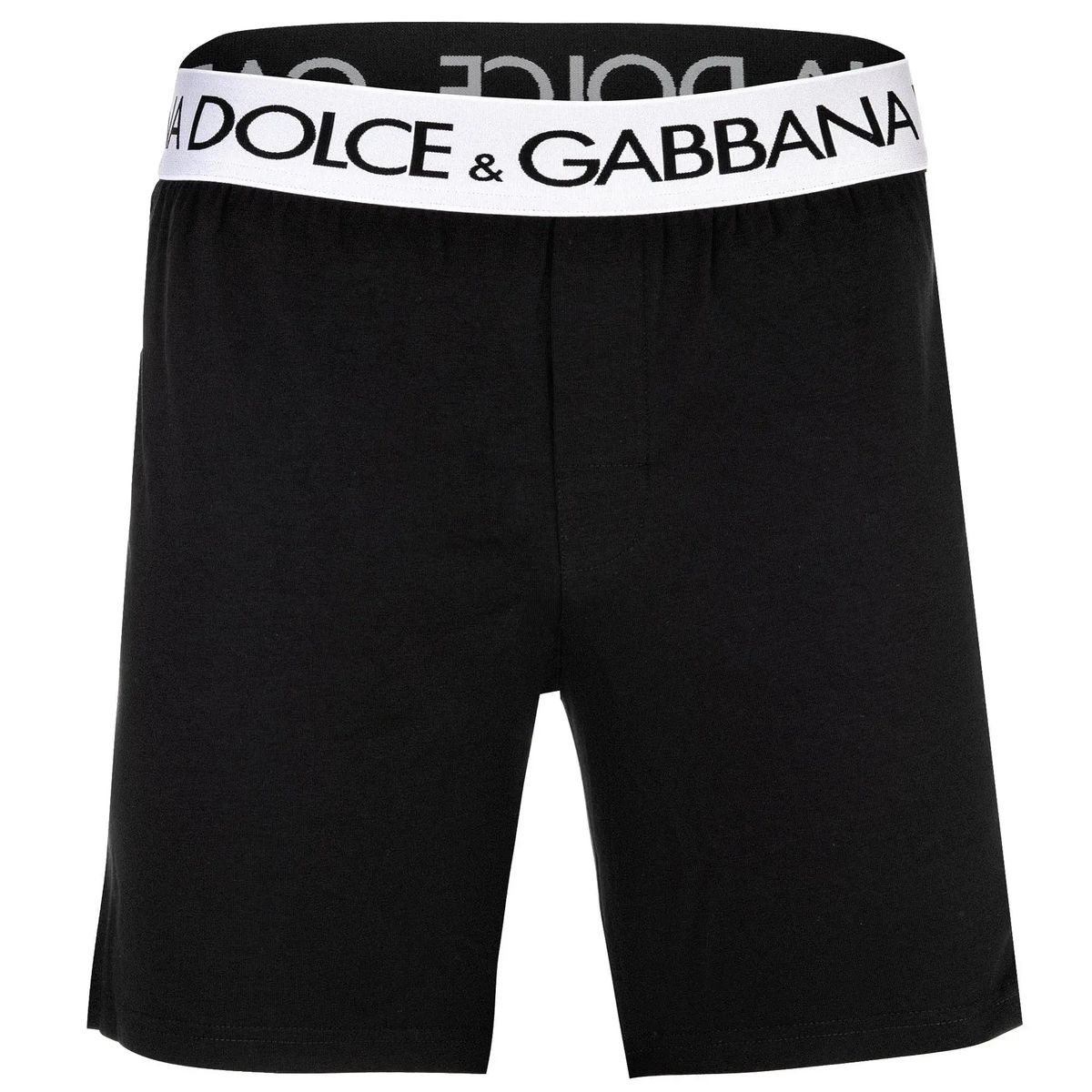 Herren Jersey-Loungeshorts mit Logo-Bund