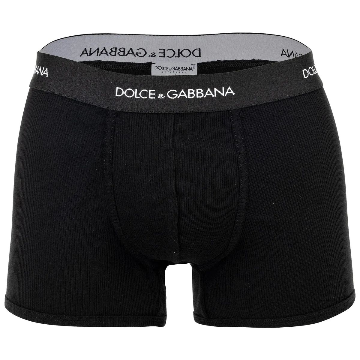 Fein gerippte, regulär geschnittene Boxershorts