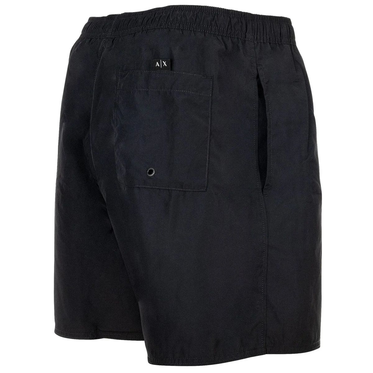 Herren Badeshorts, Schwarz