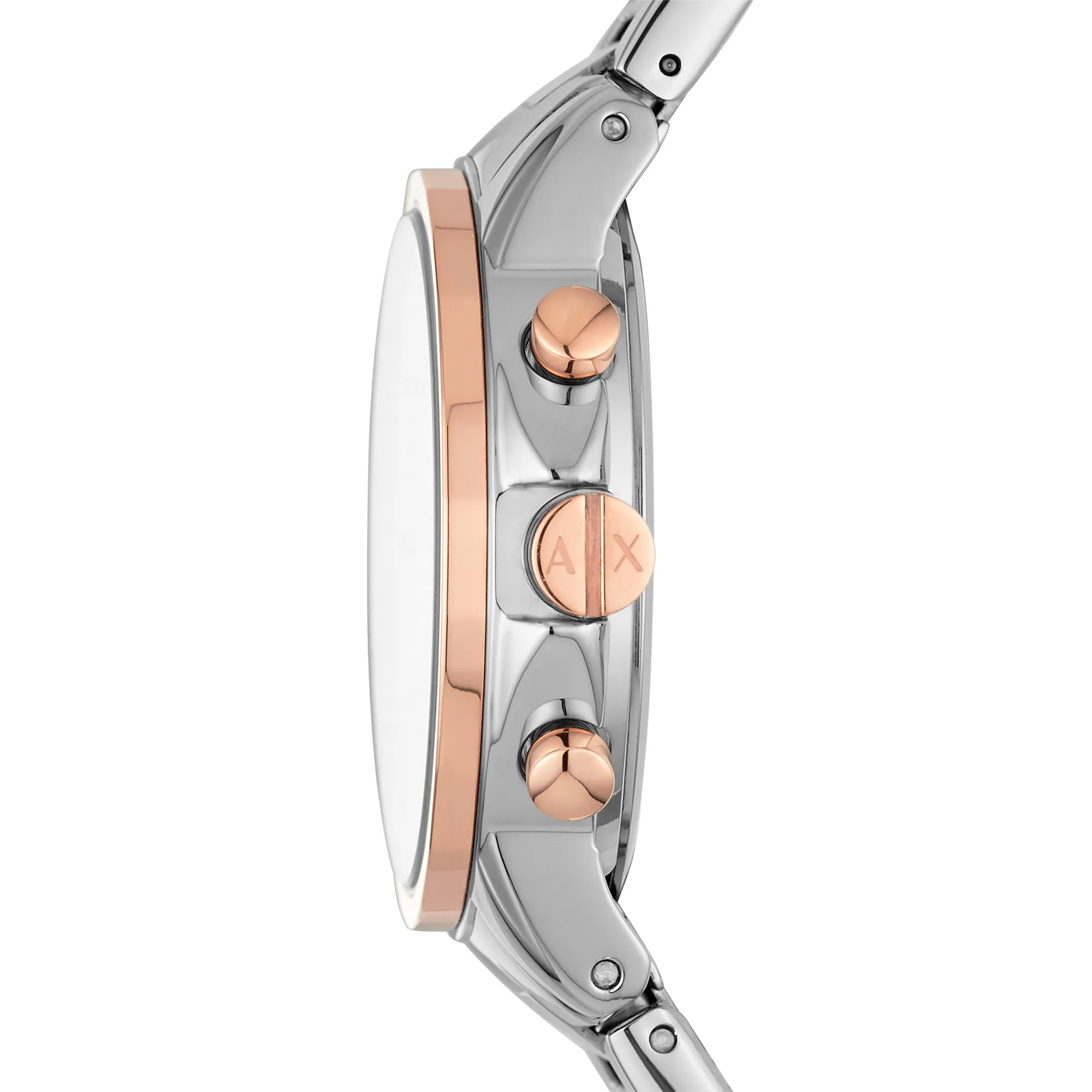 Elegante zweifarbige Chronographenuhr