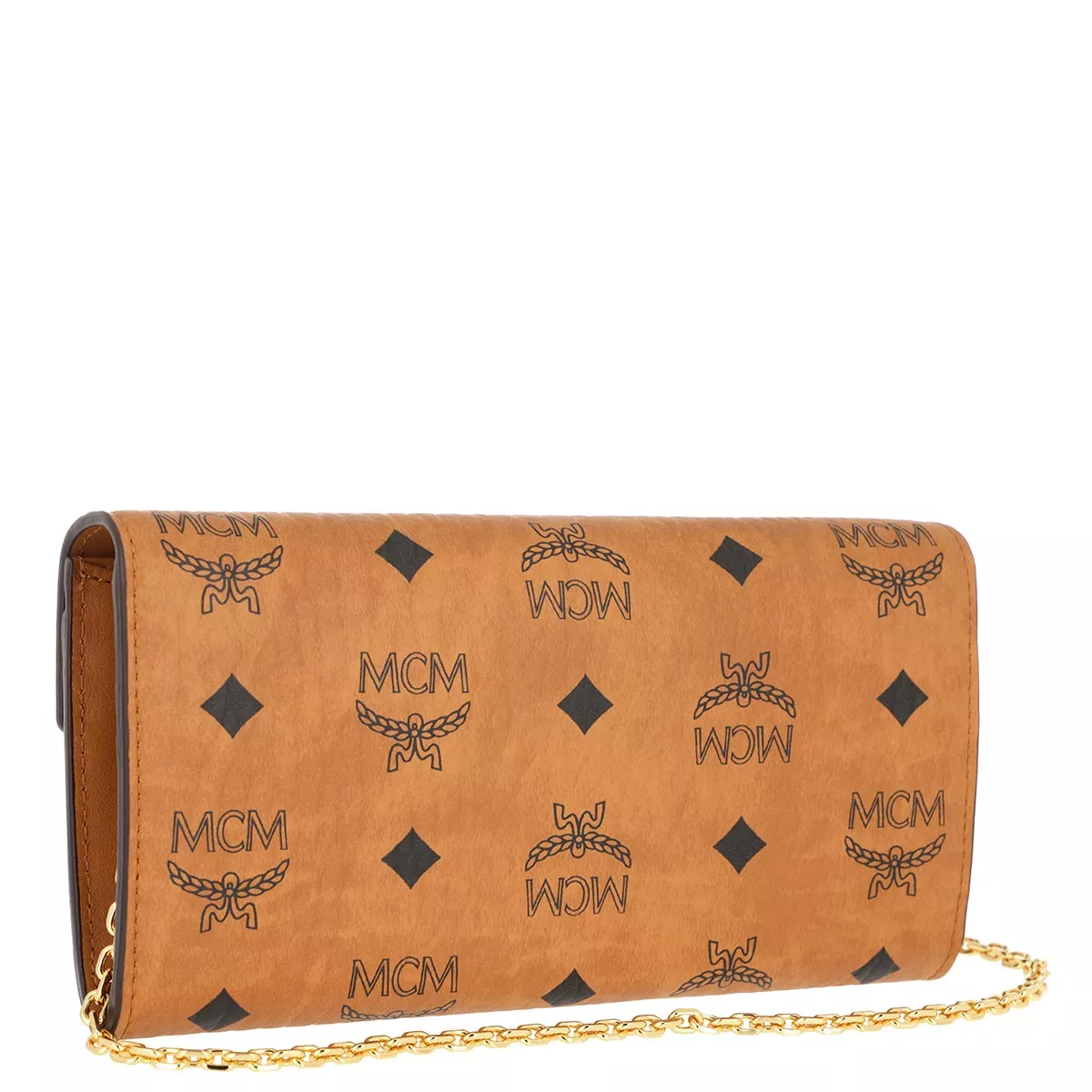 Visetos beschichtete Canvas Kette Brieftasche
