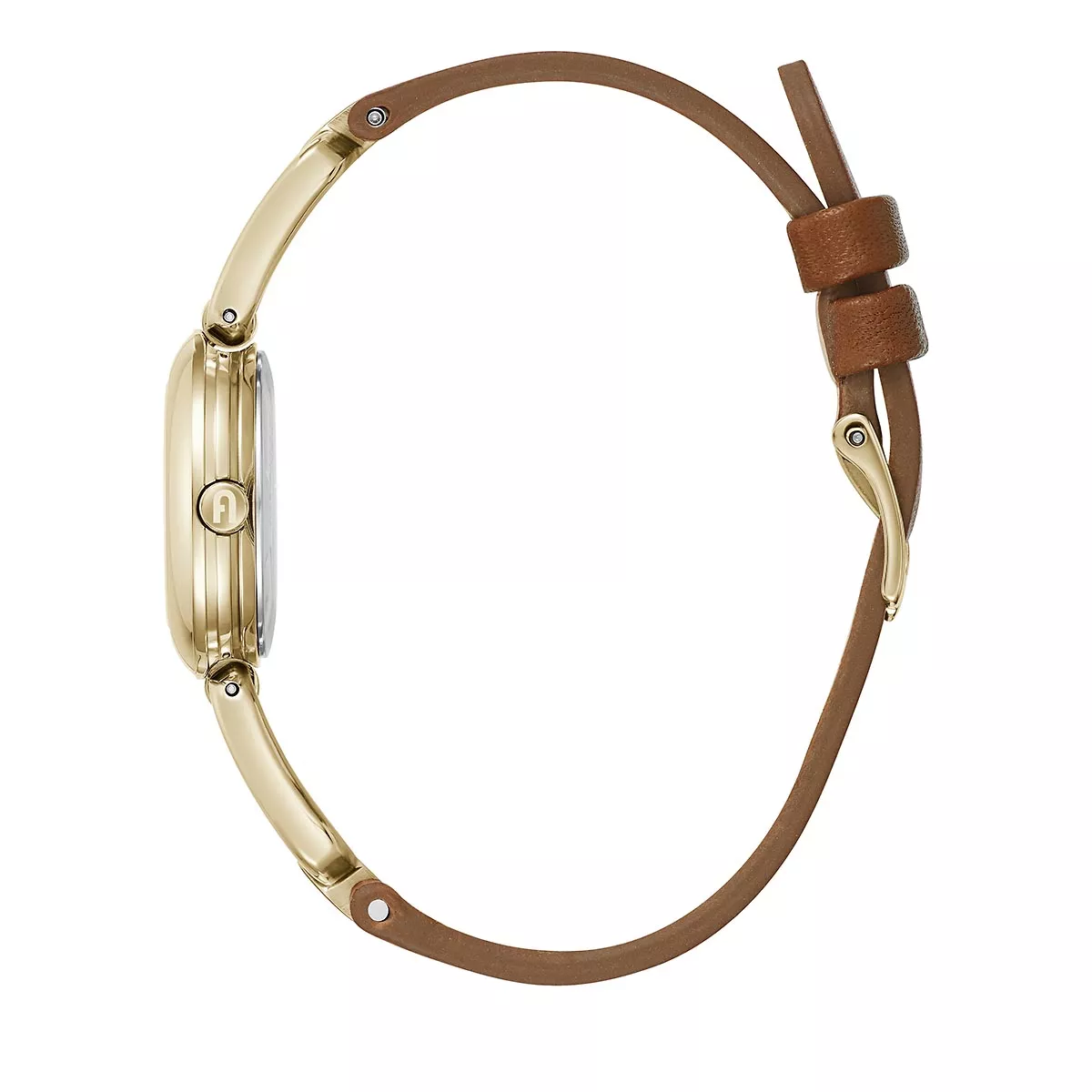 Elegante goldfarbene Damenuhr