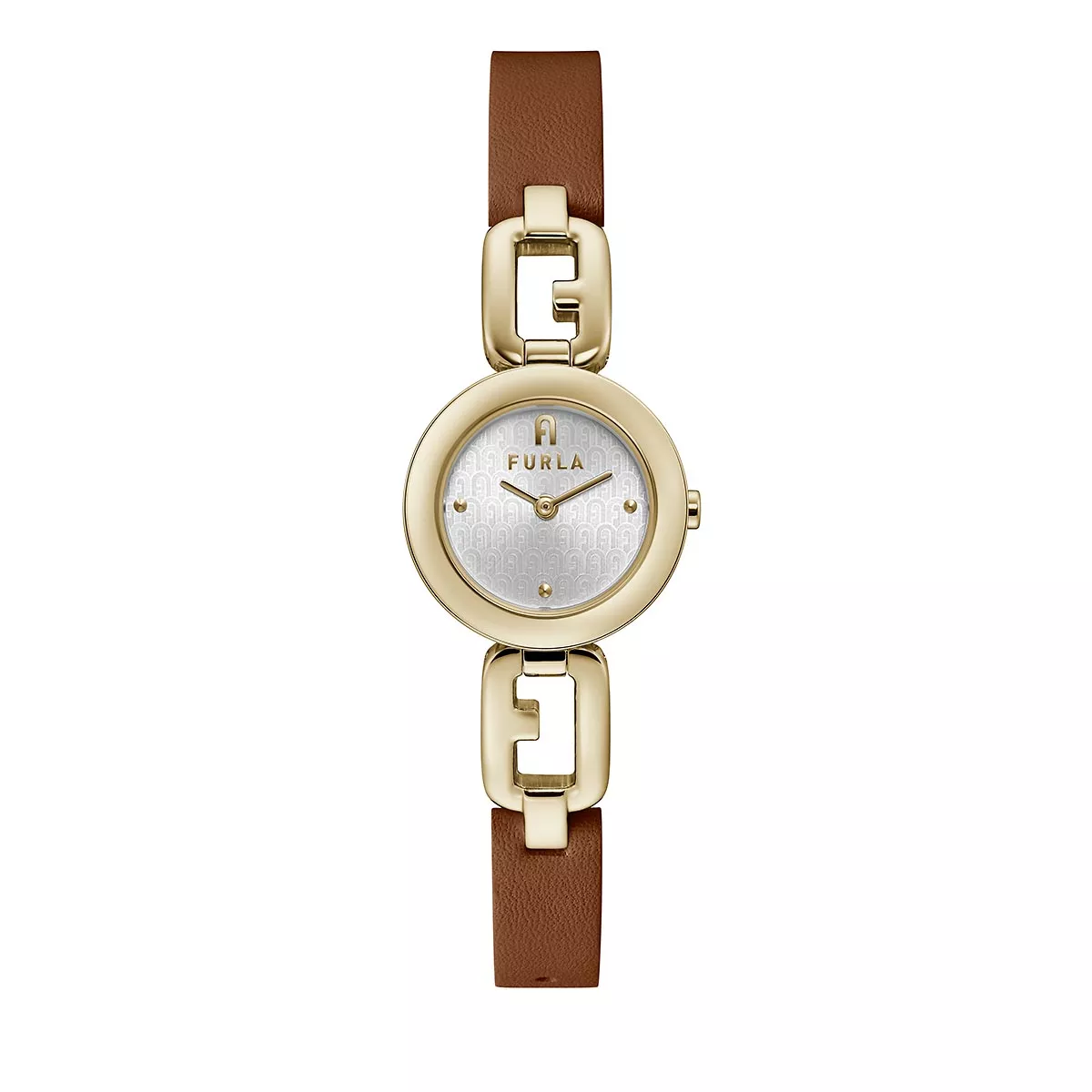 Elegante goldfarbene Damenuhr