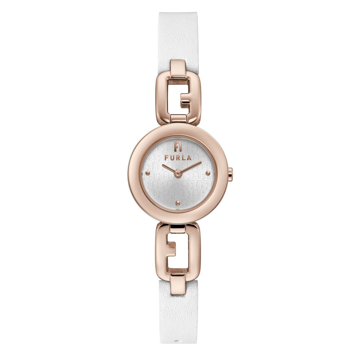 Elegante Damenuhr mit Lederarmband