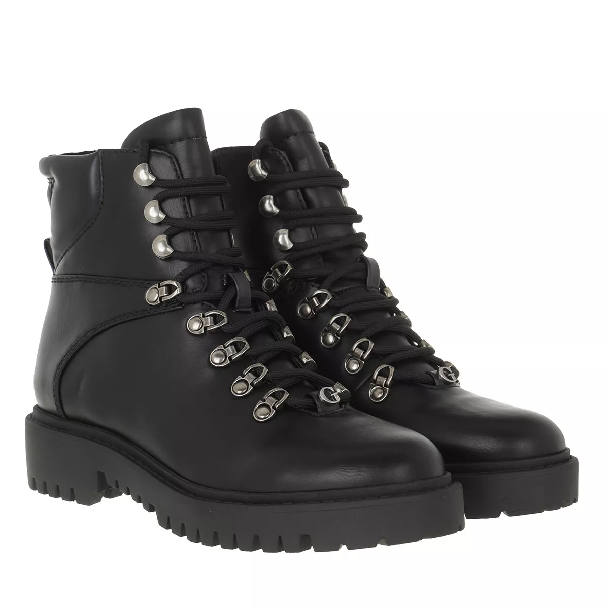 Schnürstiefeletten im Combat-Stil