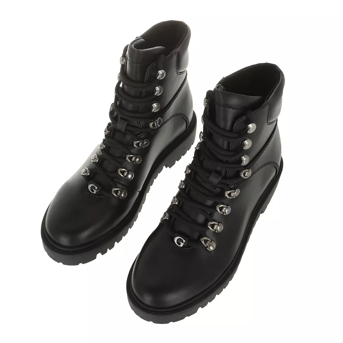 Schnürstiefeletten im Combat-Stil