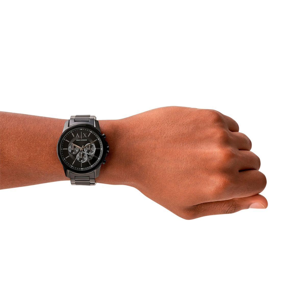 Moderner Edelstahl Chronograph Uhr
