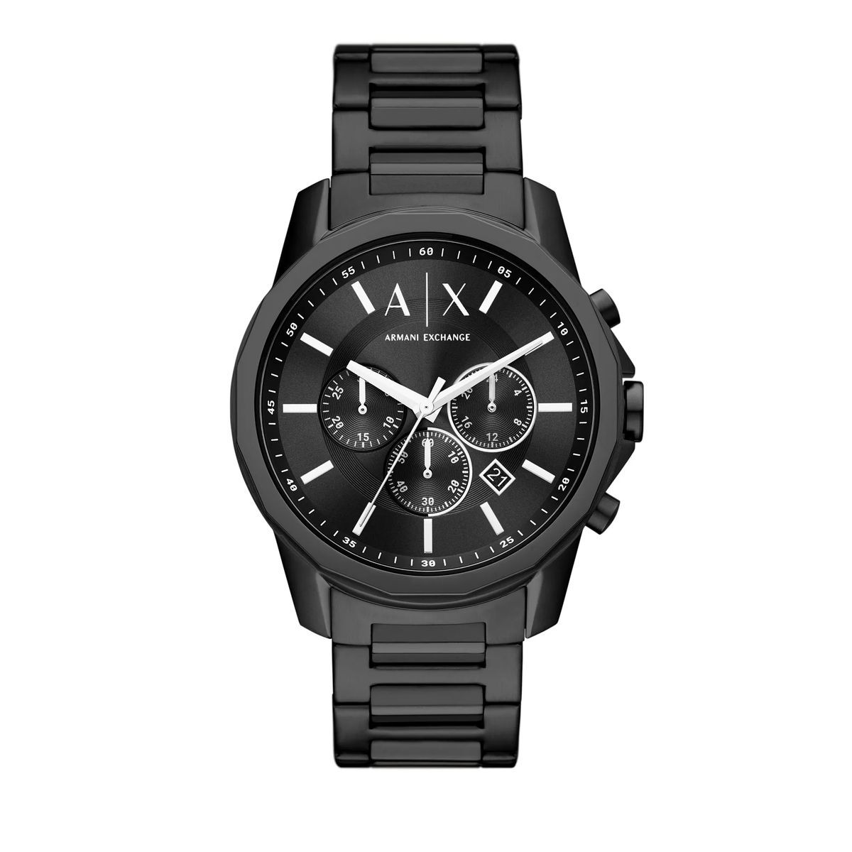 Moderner Edelstahl Chronograph Uhr
