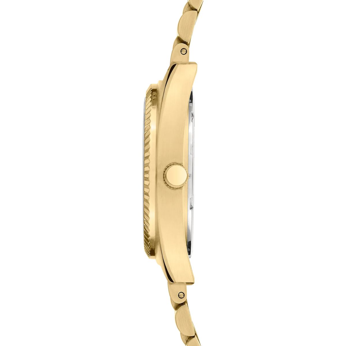 Elegante Multifunktions-Damenuhr in Goldton