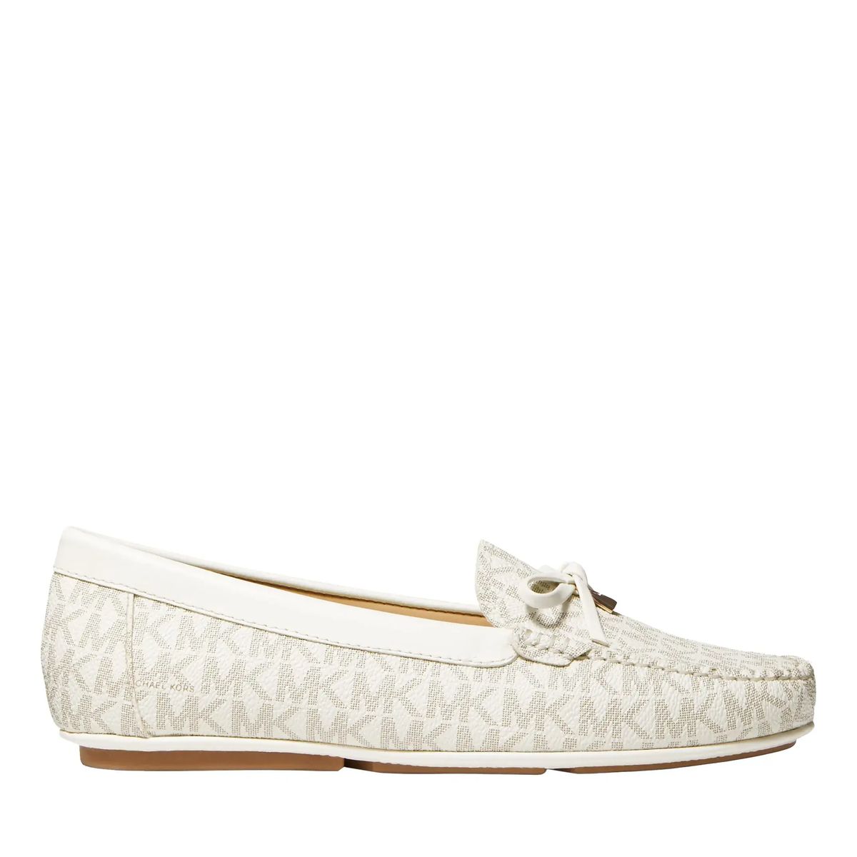Gemusterter Canvas Loafer mit Schleifendetail