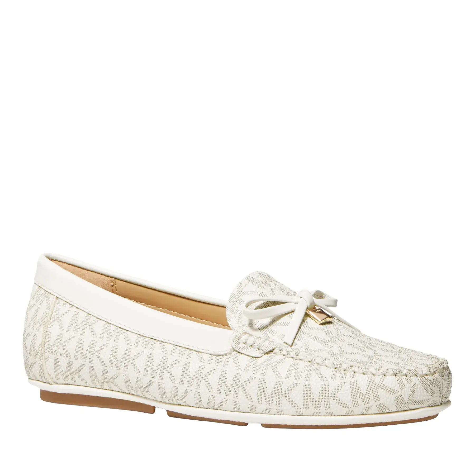 Gemusterter Canvas Loafer mit Schleifendetail