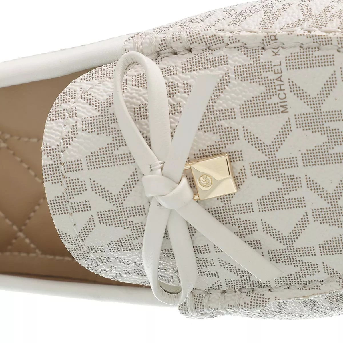 Gemusterter Canvas Loafer mit Schleifendetail