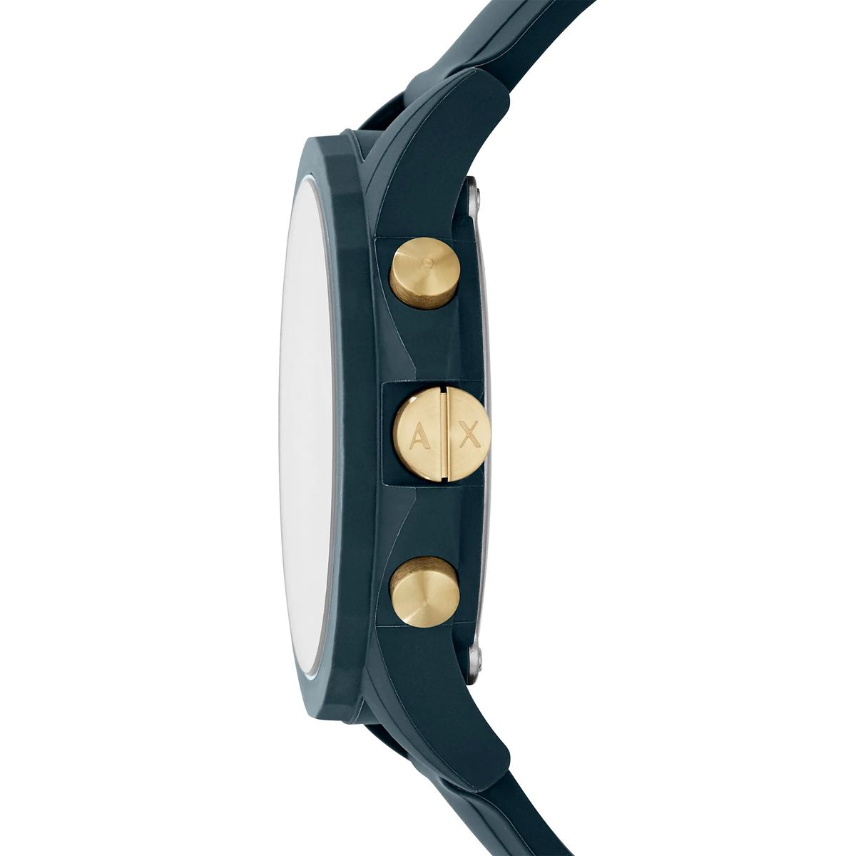 Dunkelblaue Chronograph Silikonuhr