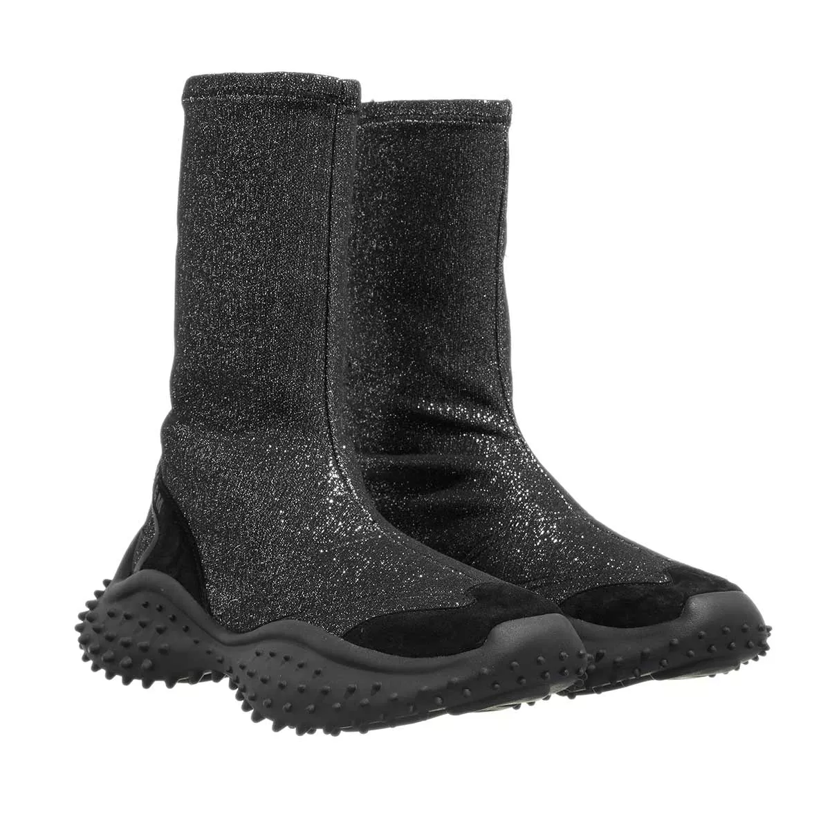 Glitzer Socken-Stil Stiefeletten
