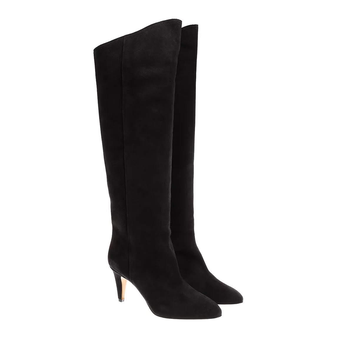 Elegante Wildleder Kniehohe Stiefel