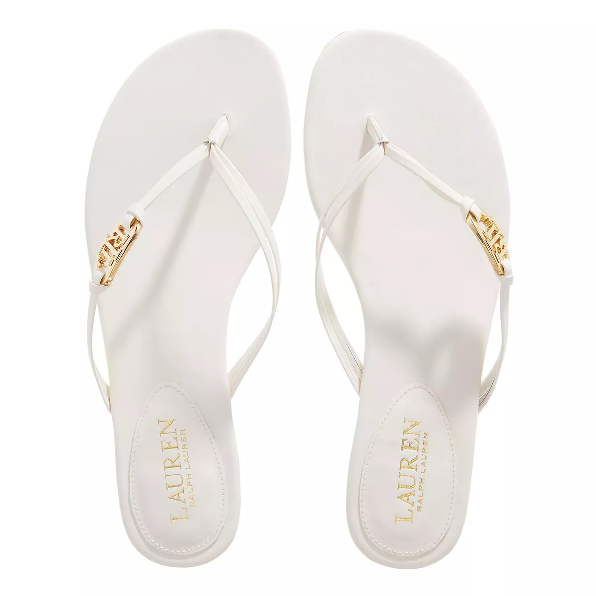 Elegante Zehentrenner-Sandalen mit Logo-Akzent