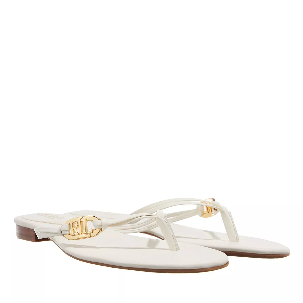 Elegante Zehentrenner-Sandalen mit Logo-Akzent